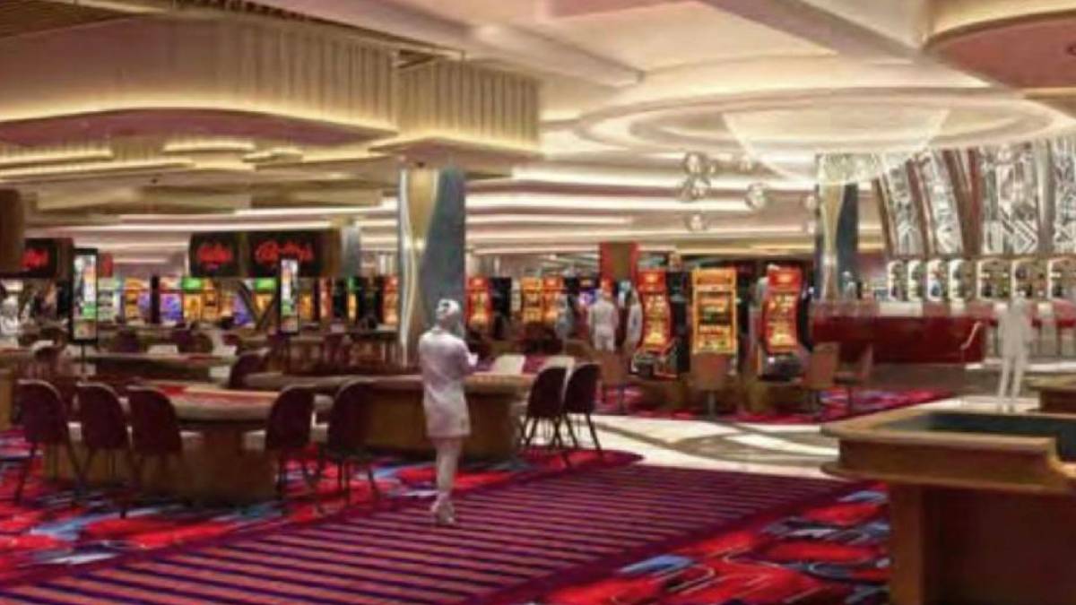 Work on the casino gaming floor has continued even as non-gaming amenities were paused in August 2026.