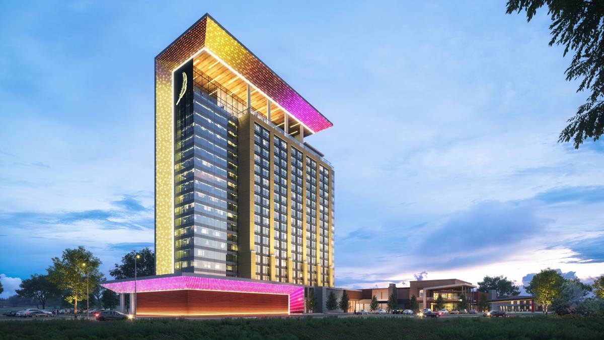 ho chunk nation beloit casino will have a hotel for guest to stay overnight.