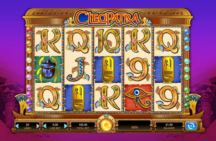 Cleopatra slot game