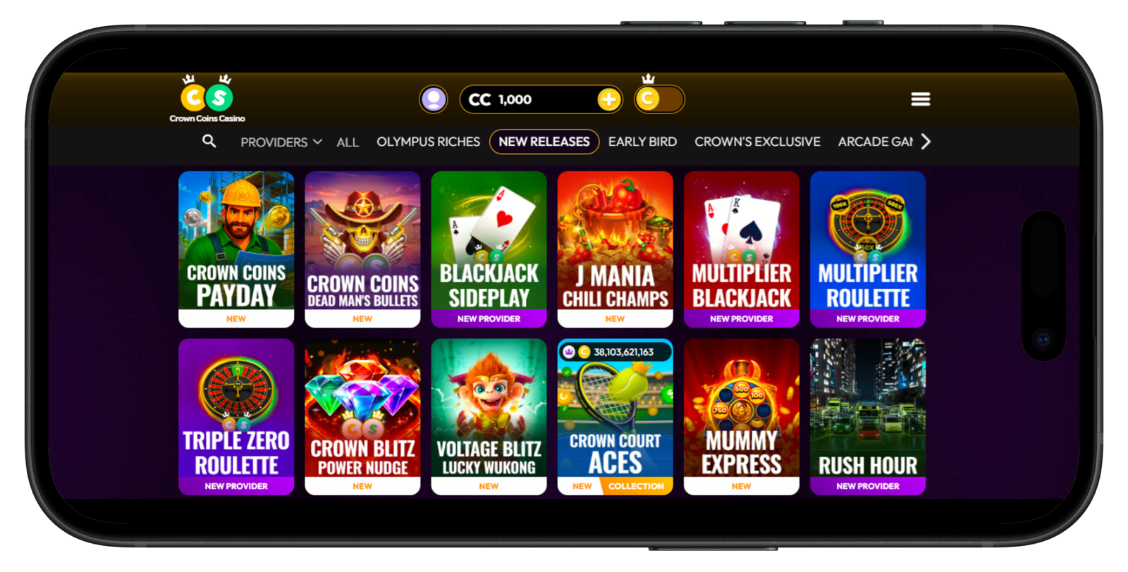 Crown Coins Casino Promo Code