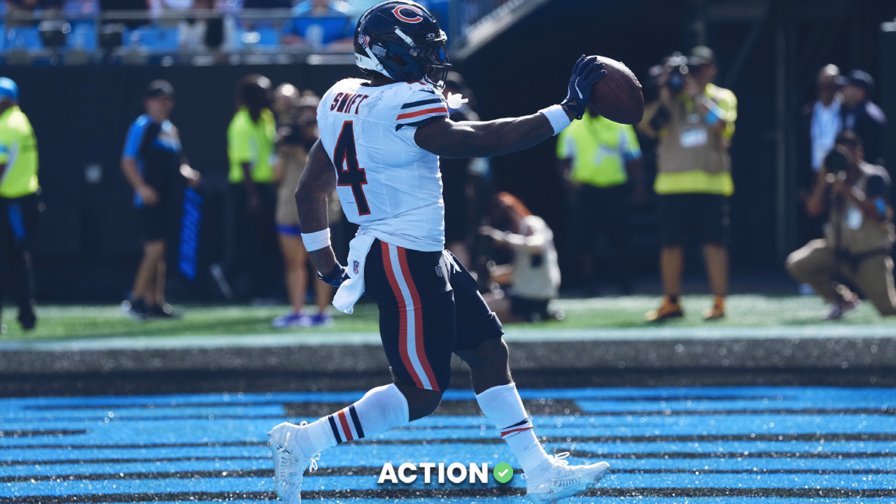 Eagles vs Bears Player Props for D’Andre Swift, Kalif Raymond, Johnny Mundt