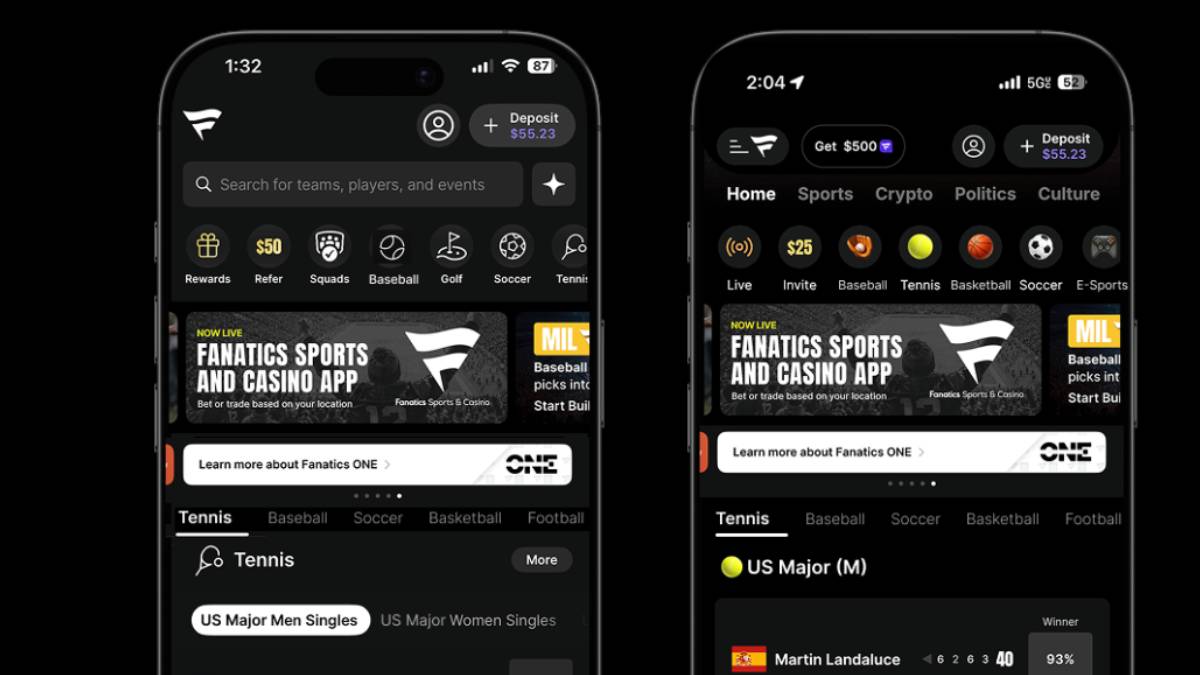 Fanatics Sports & Casino app combines sports betting, online casino games and prediction markets