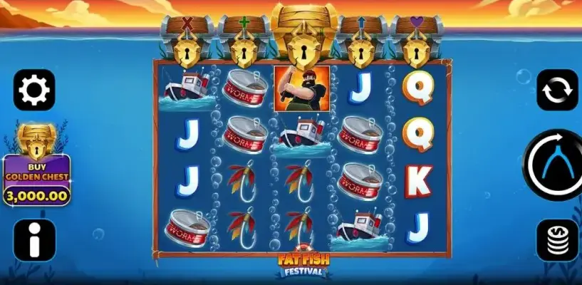 The Fat Fish Festival slot interface