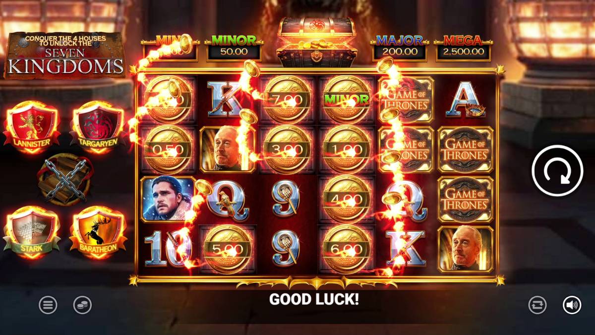 Iron Throne Bonus feature in the Game of Thrones slot at BetMGM Casino