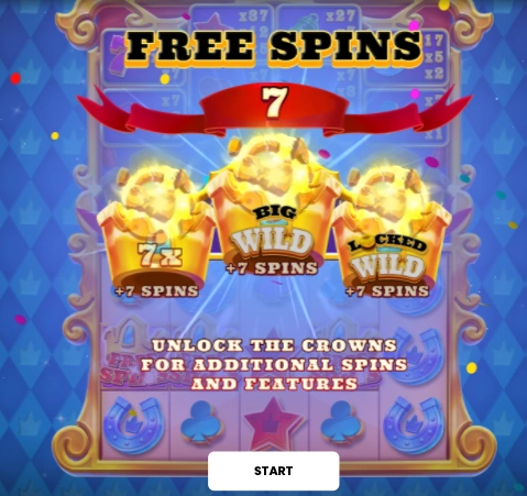 Kings of 7s slot interface
