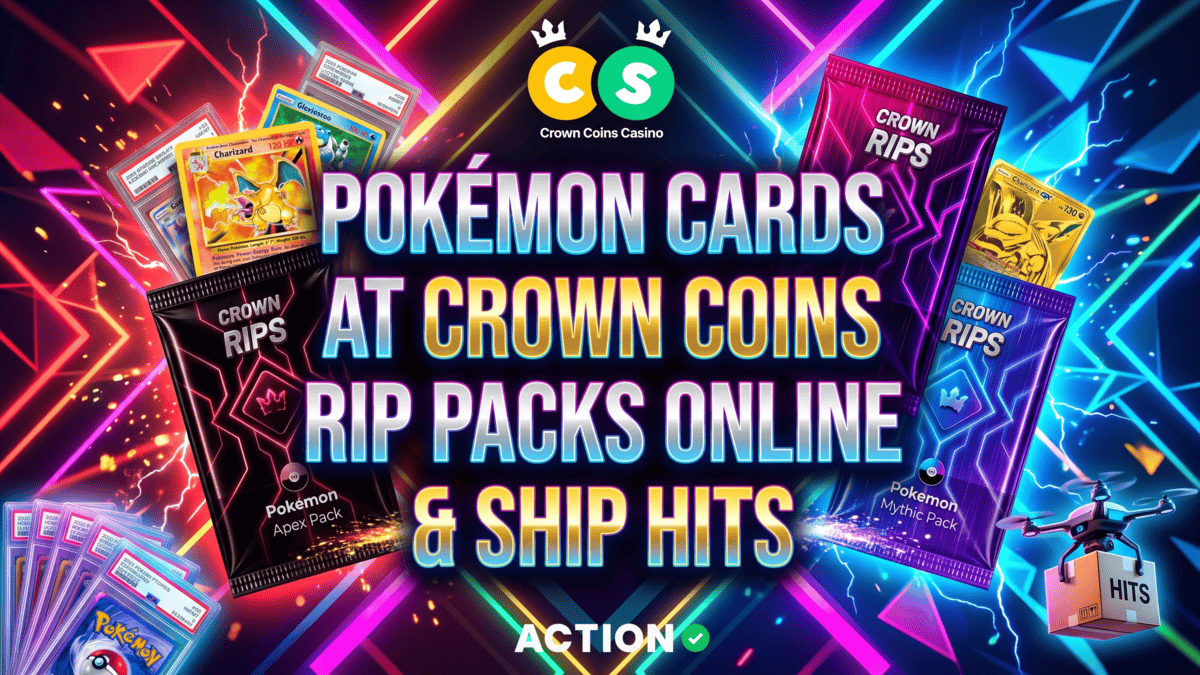 Pokémon Cards at Crown Coins: Rip Packs Online & Ship Hits