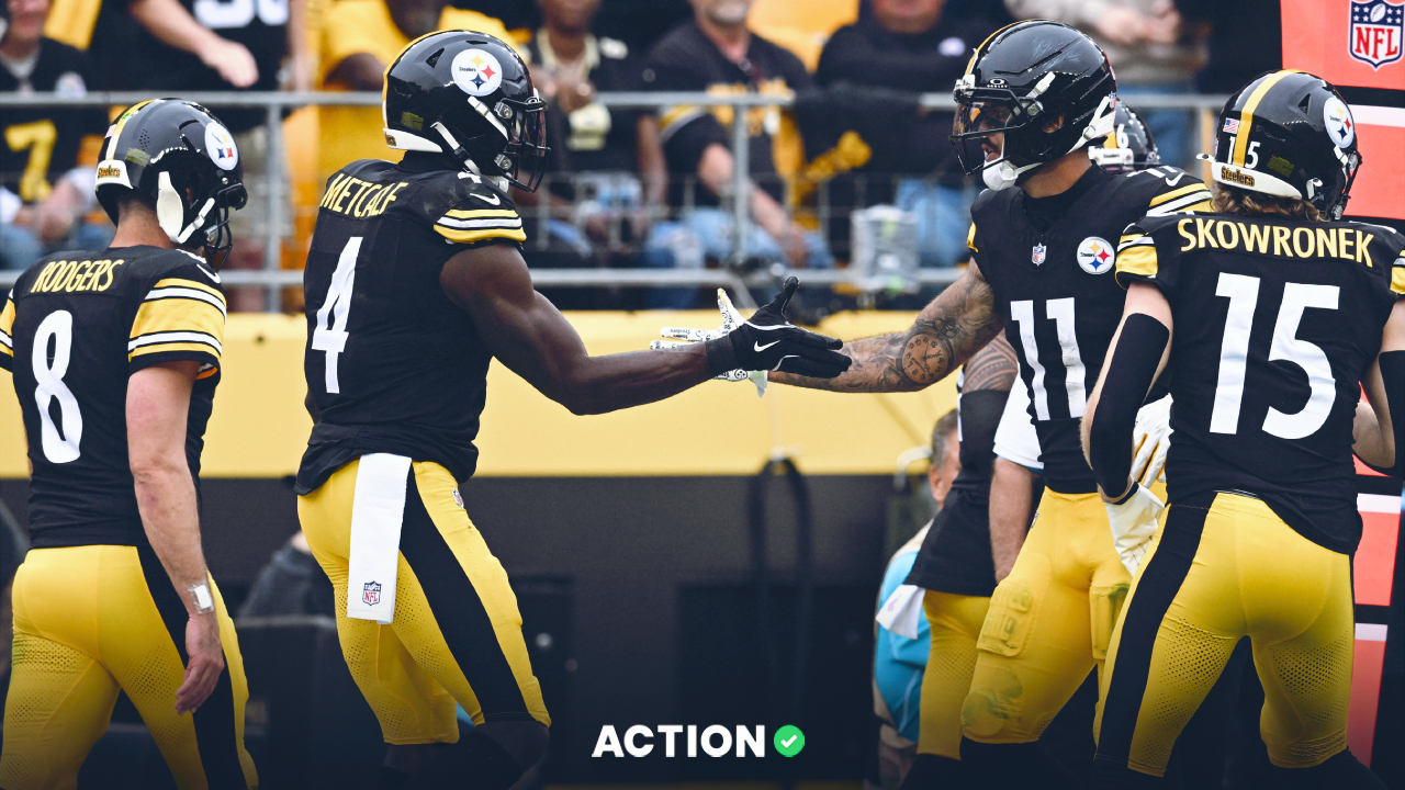 Steelers vs Browns Player Props for DK Metcalf, Jaylen Warren, KC Concepcion