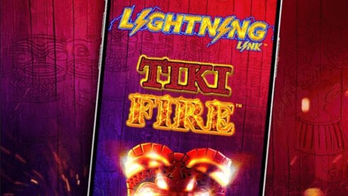 Tiki Fire includes the signature Hold & Spin feature and a progressive top (Grand) prize as part of the Lightning Link family.