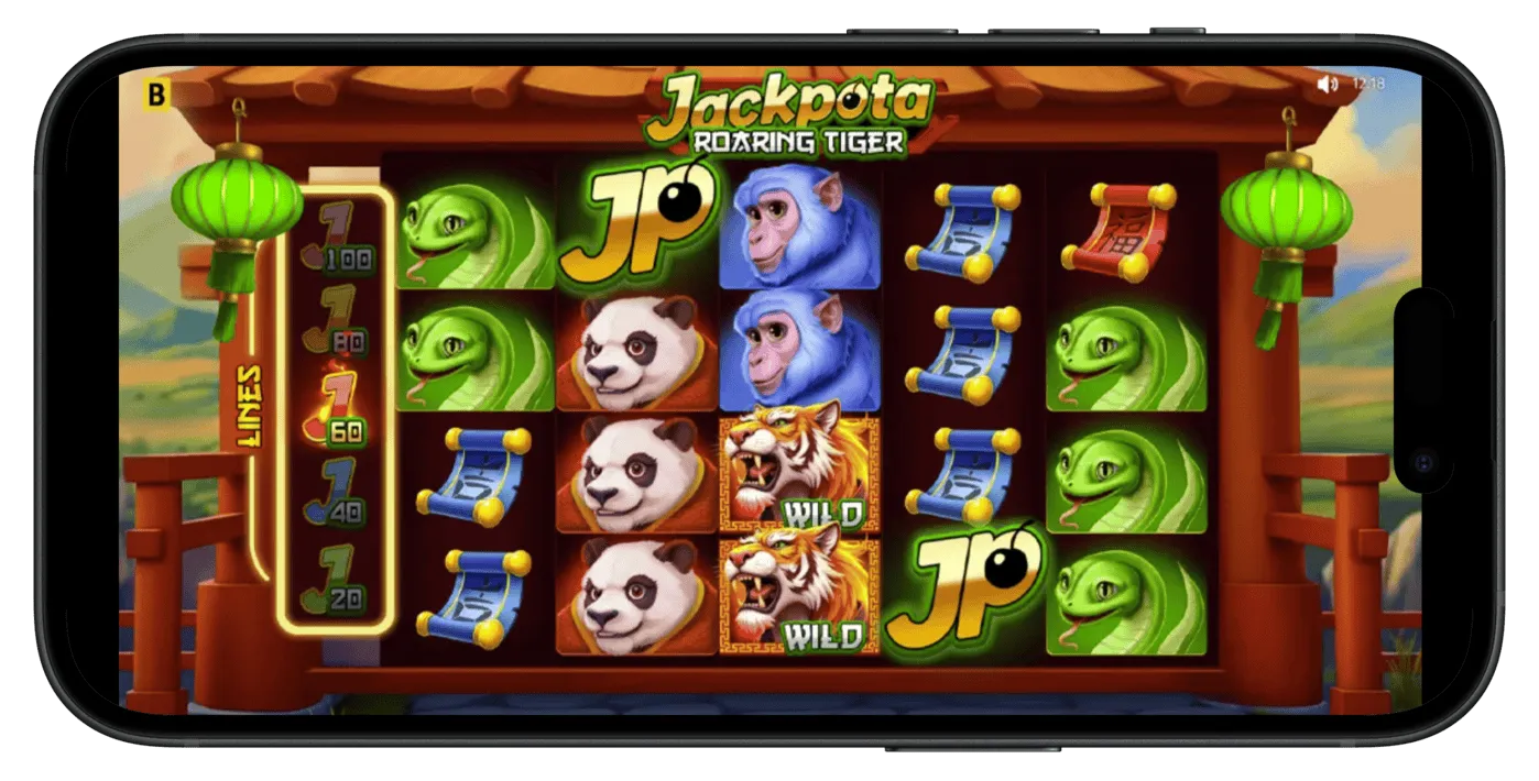 Jackpota Roaring Tiger Slot