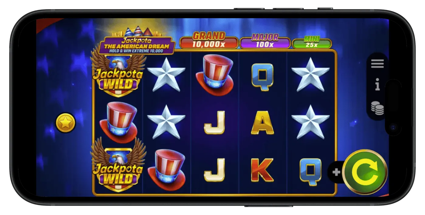 Jackpota: The American Dream Hold and Win Extreme 10,000