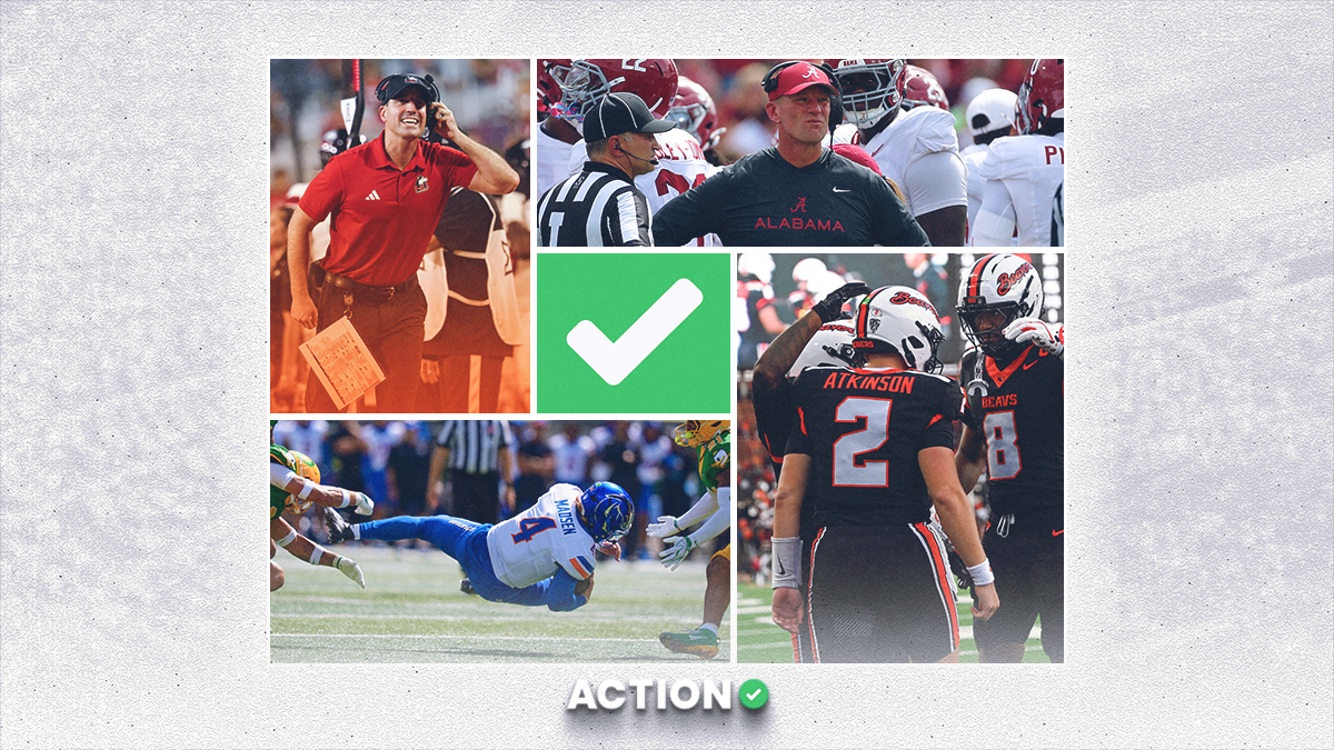 Our 4 Best Bets for NCAAF Saturday Night Slate Image