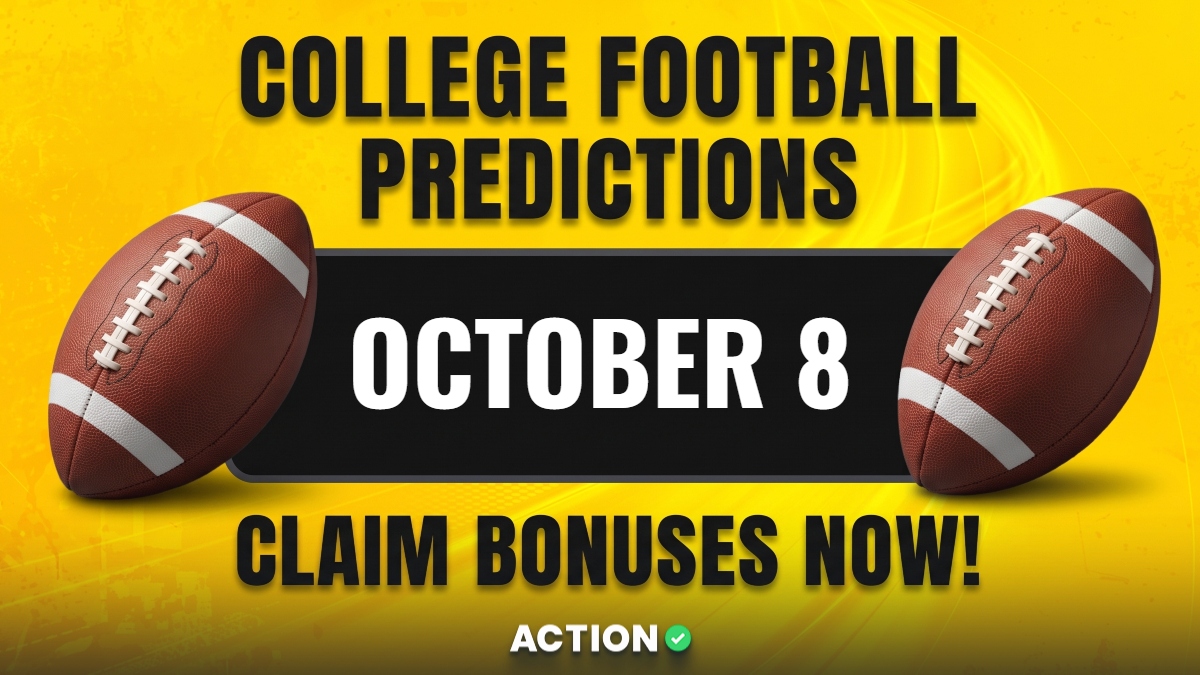 College Football Today: Oct 8 Predictions | Best College Football Picks Today (NCAA Football Odds)