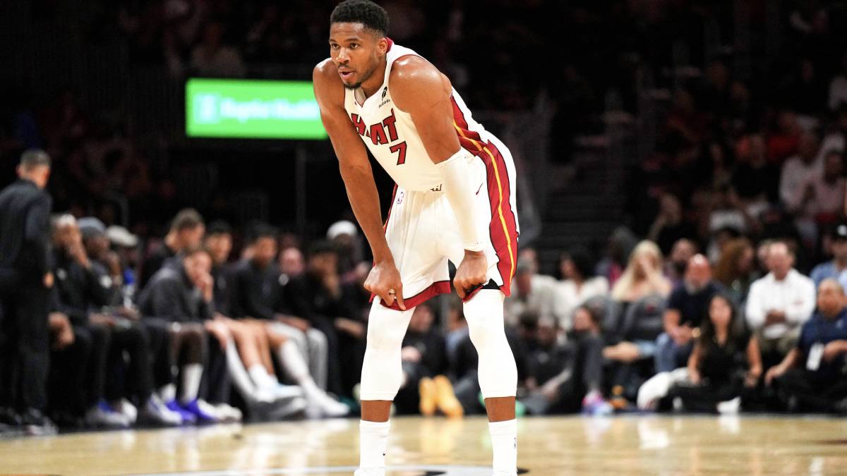 Miami Heat forward Giannis Antetokounmpo on the court during a recent nba game.