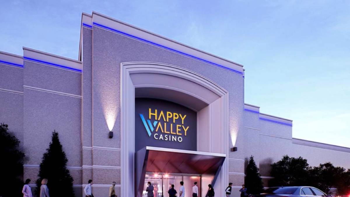 Entrance to Happy Valley Casino in College Township, Pennsylvania