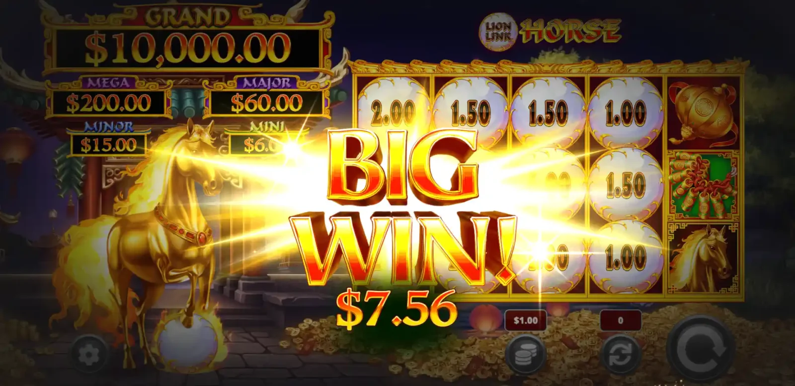Lion Link: Horse slot