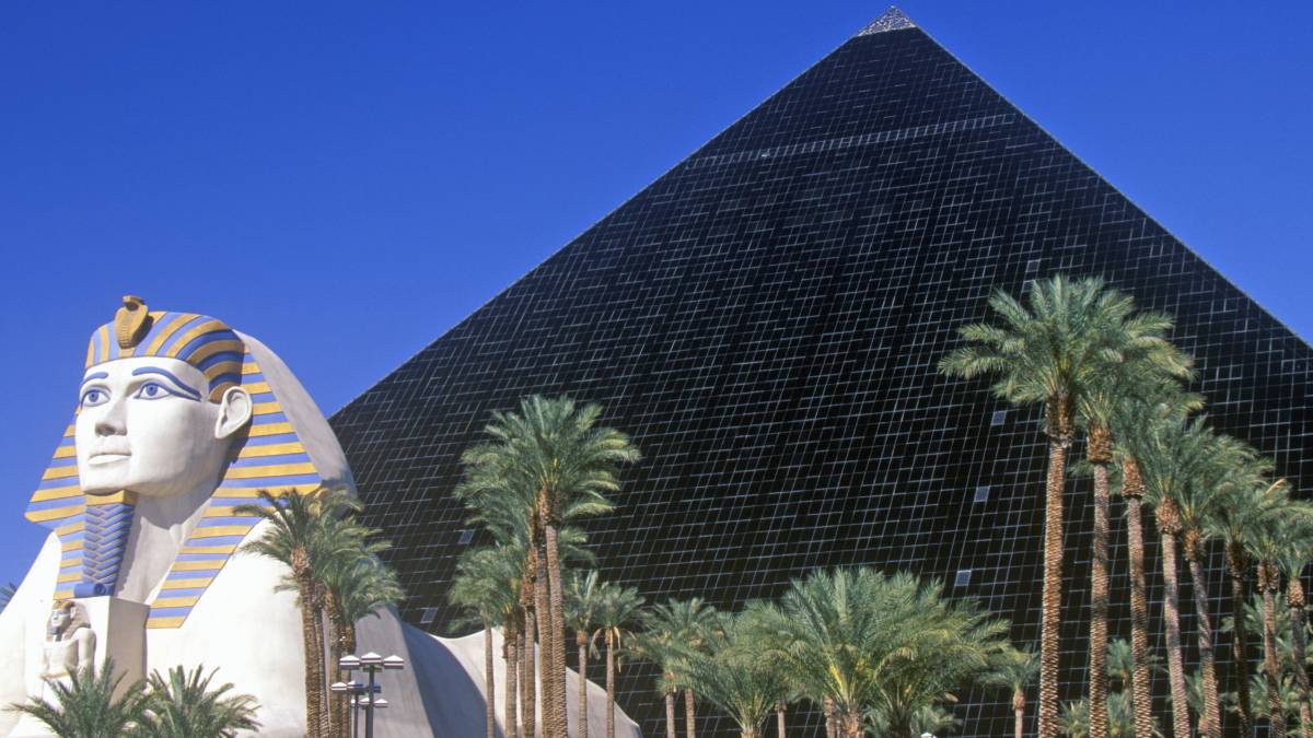 Luxor Hotel & Casino pyramid on the Las Vegas Strip, often linked to haunted casino reports