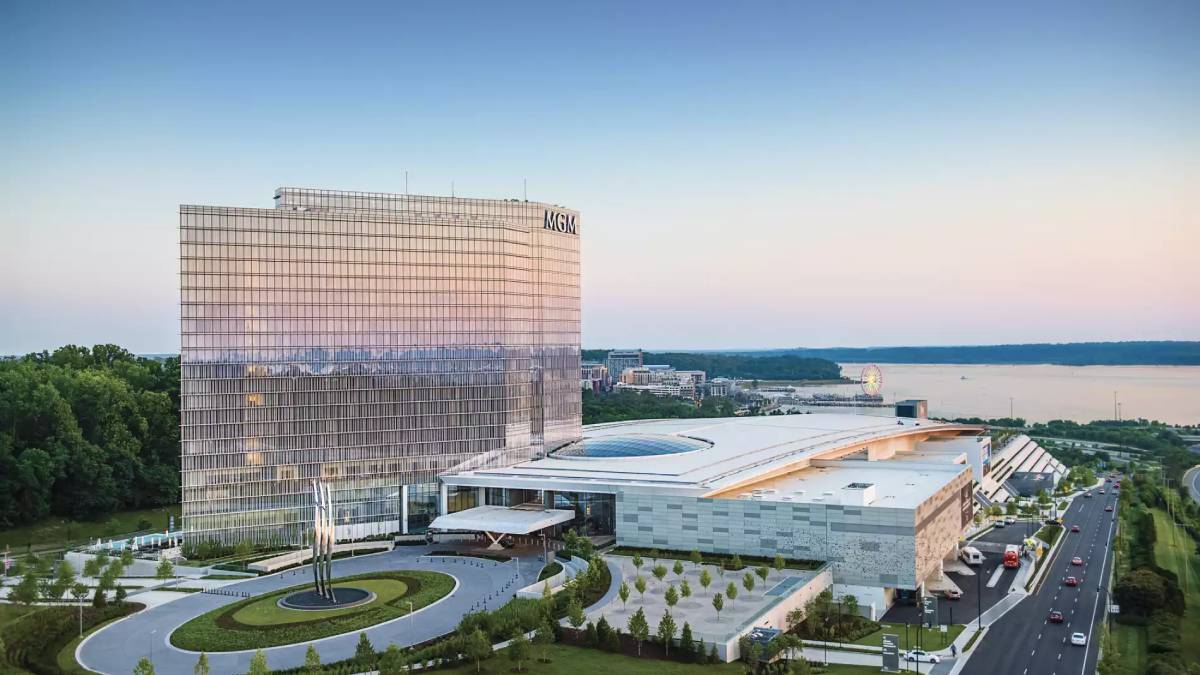 The Sphere in Maryland will rise next to MGM National Harbor in Oxon Hill.