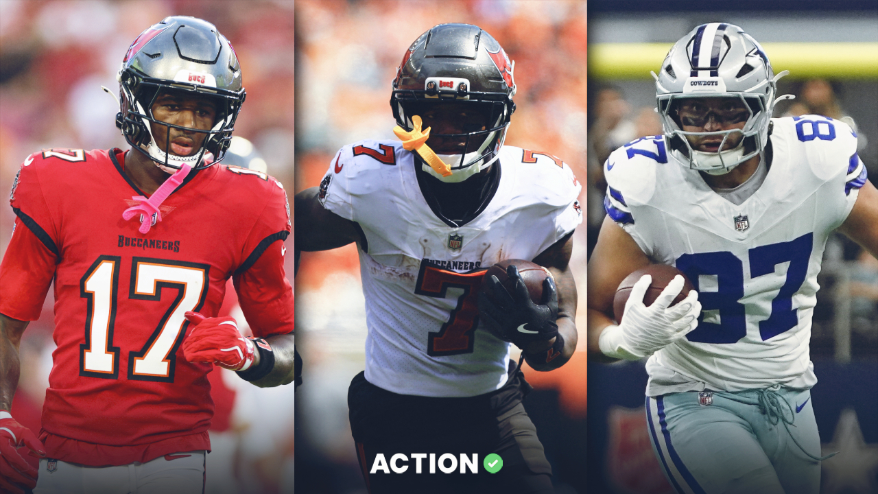 Buccaneers vs Cowboys Player Props for Bucky Irving, Jake Ferguson, Ted Hurst