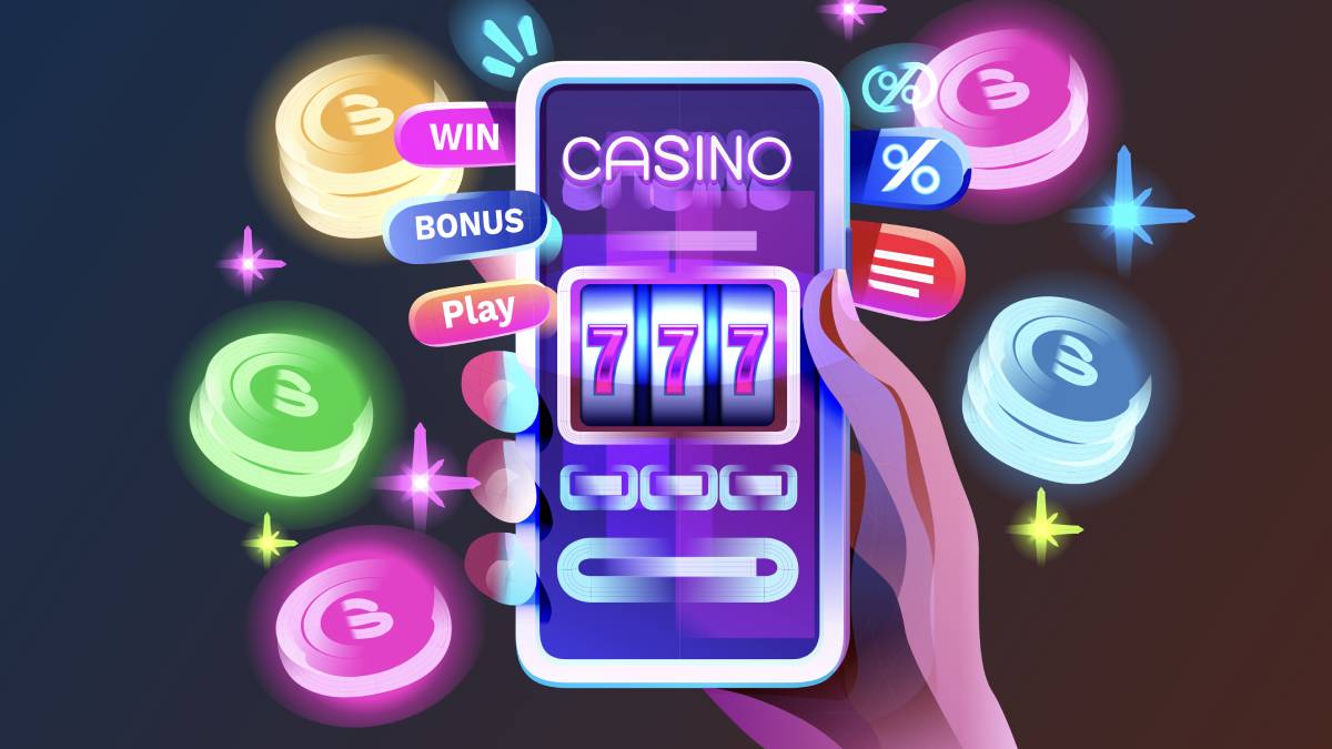 online casinos are easy to get to on a mobile phone and Person receiving supportive counseling by phone, representing problem gambling help and recovery resources