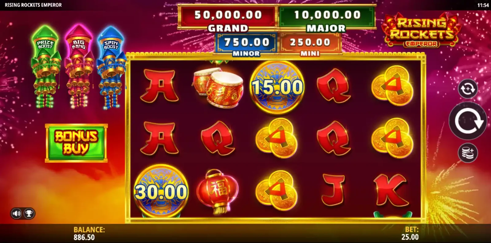 Rising Rockets Emperor slot