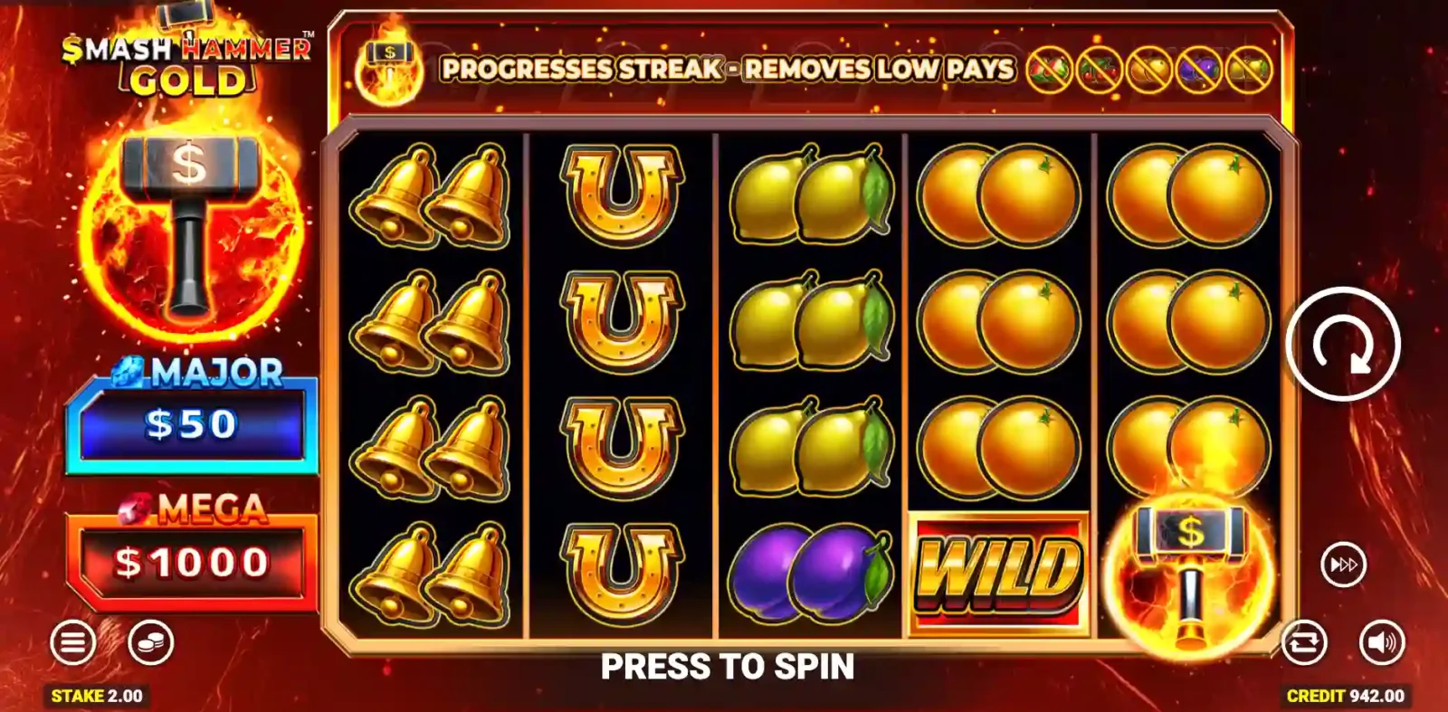 Smash Hammer Gold slot