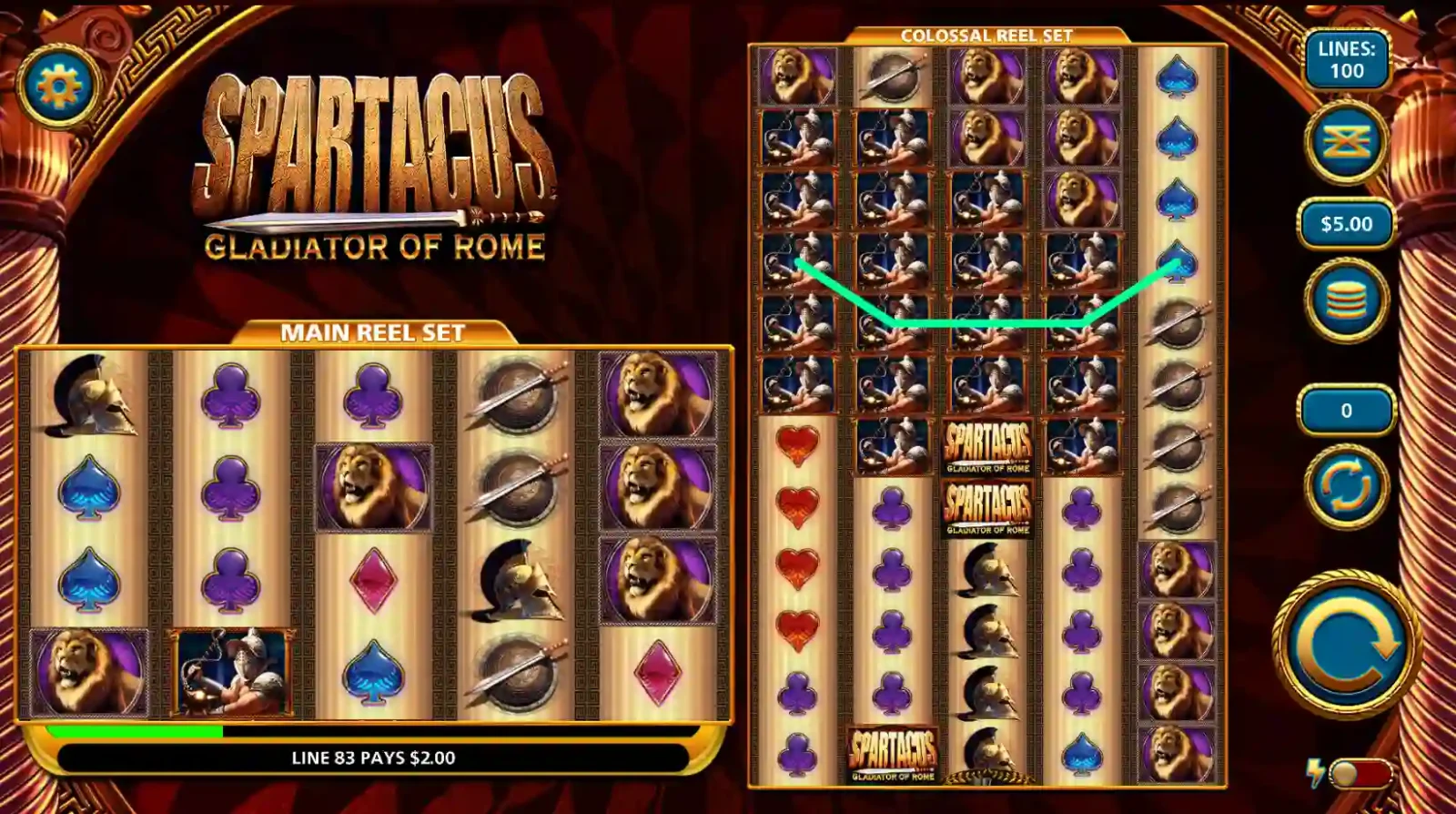 Spartacus: Gladiators of Rome slot