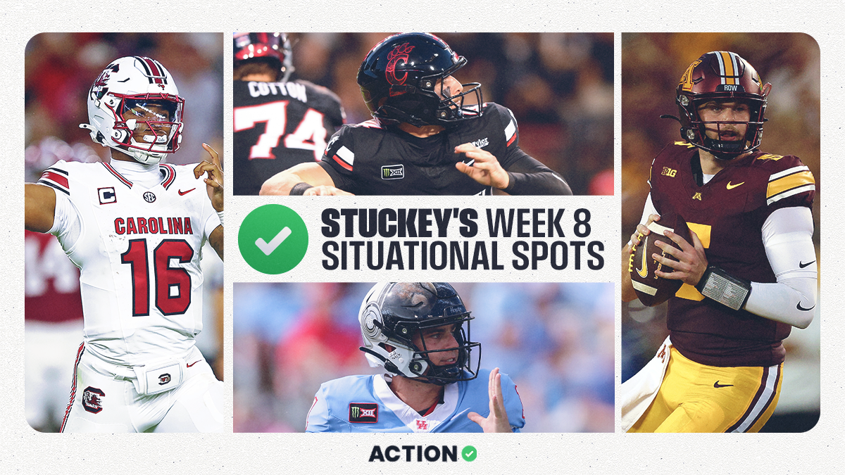 College Football Predictions, Picks: Stuckey’s Week 8 Bets for BYU vs. UCF, Tennessee vs. South Carolina, More