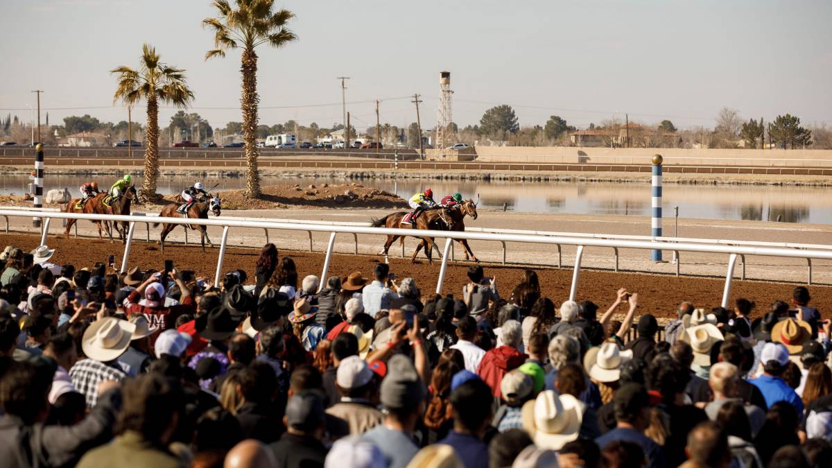 Sunland Park Racetrack & Casino with the horse racing track and casino