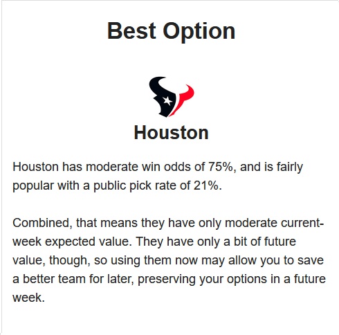 houston-texans-survivor-pool-picks-vs-tennessee-titans