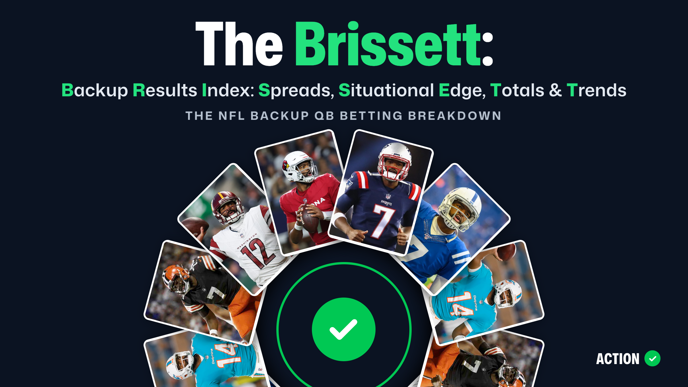 NFL Backup QB Results Index: Spreads, Situational Edge, Totals & Trends