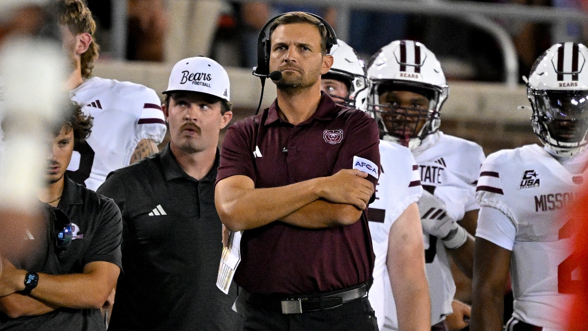 College Football Odds Wednesday: Pros Pounding This Kennesaw State vs Missouri State Edge article feature image