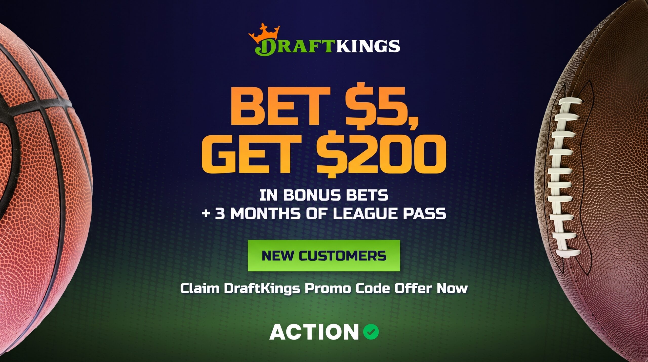 DraftKings Promo Code: $200 Bonus for Cowboys vs. Packers SNF + 3 Months of NBA League Pass