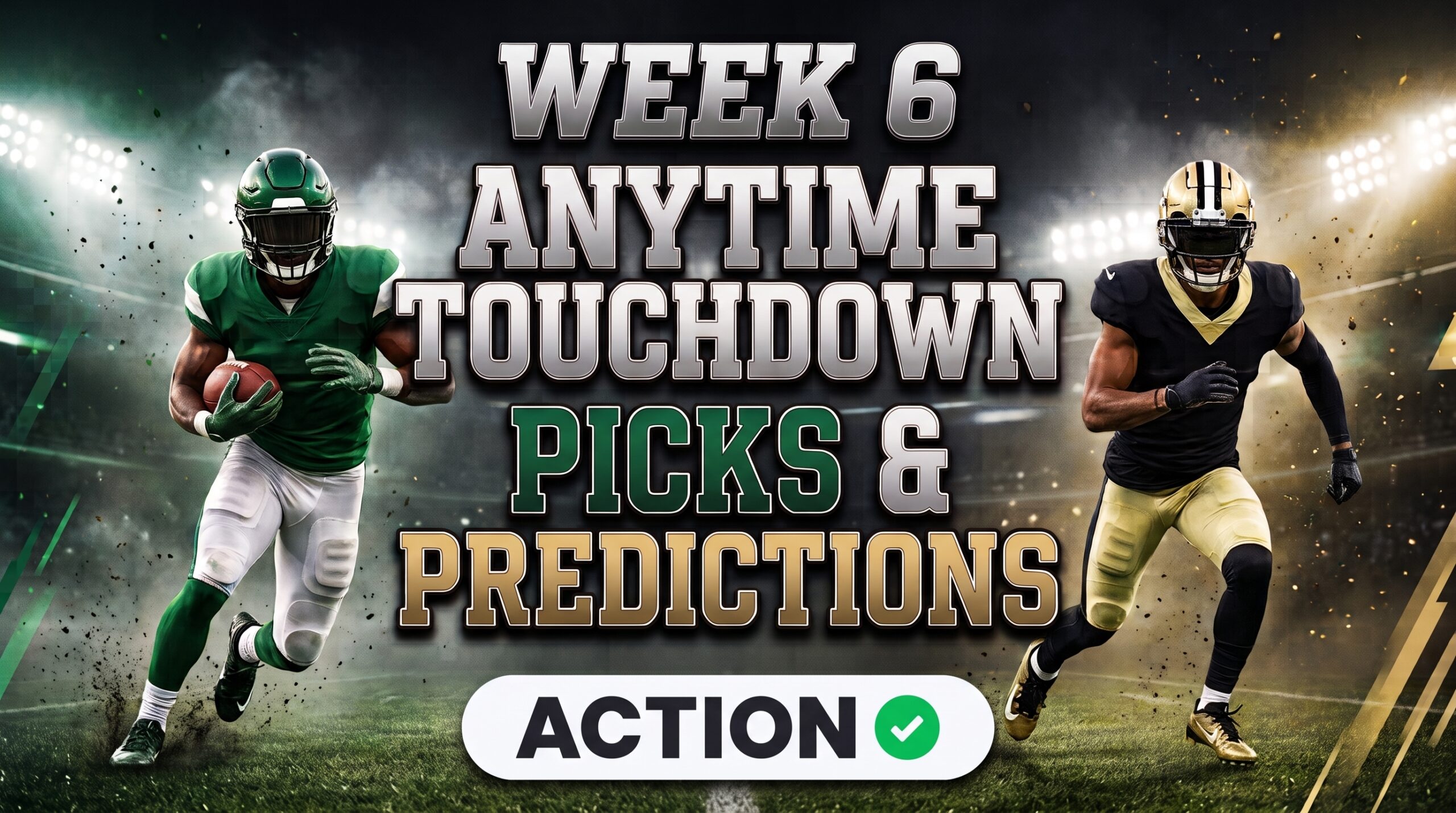 NFL Anytime Touchdown Scorer: Picks & Predictions for Week 6 Slate