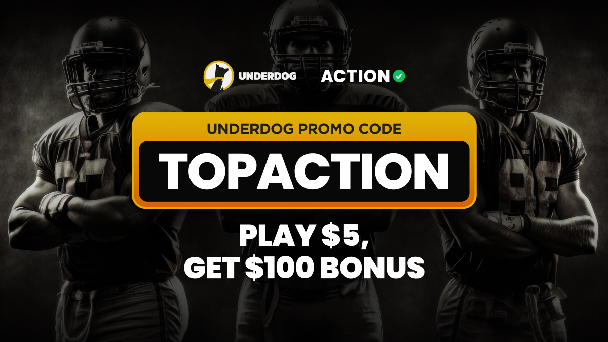 Underdog Promo Code TOPACTION: Last Chance to Net $100 for Falcons-Saints NFL DFS